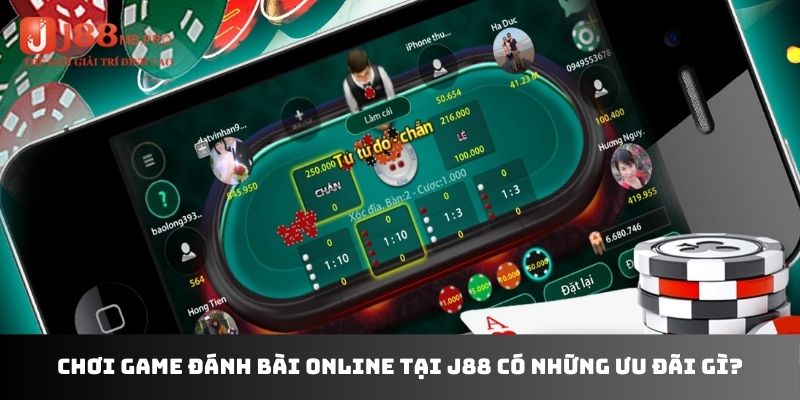 Chơi game đánh bài online tại J88 có những ưu đãi gì?